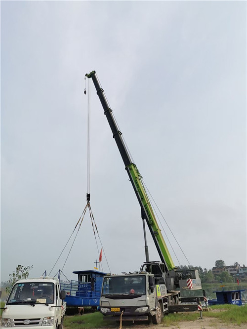 宜阳县桥梁建设吊装案例